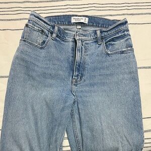 Abercrombie & Fitch Light Blue Straight Leg Jeans